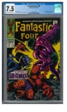 Fantastic Four #76 (1968) Silver Age Stan Lee/ Galactus & Surfer Appear CGC 7.5