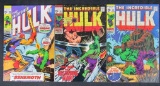 Incredible Hulk #121, 125, 136 Silver Age Lot