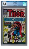 Thor #390 (1988) Key Captain America Wields Thor's Hammer CGC 9.6