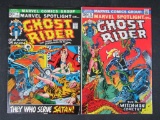 Marvel Spotlight #7 & #8 (1972) Early Ghost Rider/ Bronze Age Marvel
