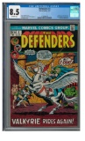 Defenders #4 (1973) Key 1st Appearance Valkyrie CGC 8.5