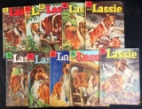Lot (10) Golden Age Dell Lassie Comics
