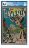 Hawkman #1 (1964) Silver Age DC Key 1st Issue CGC 8.0 Beauty!