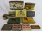 Lot of (13) Antique Tobacco / Cigar Metal Tins Inc. Worlds Navy, Lucky Strike, St. Lager +