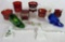 Grouping of Antique Souveinr Glass Items