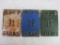 (3) Antique License Plate Tags S.H.D. & H. 1907, 1908, 1910-1911 (Unknown)