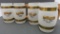 Lot (4) Antique 1950's Indy 500 Winners Beer Mugs