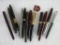 Lot of (12) Antique Fountain Pens Inc. Eversharp, Shaeffer, Parker
