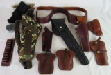 Grouping of Asst. Holsters and Belts