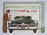 Original 1949 Ford Mercury Dealer Advertising Auto Brochure