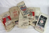 Lot (25) Vintage Cloth Shot Gun Shell Bags Includes Remington