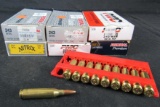 243 Win Ammo- 6 Boxes Nitrex, PMC, Federal (102 Rounds Total)