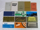Lot of (14) 1970's Automobile Owners Manuals Inc. Mercury, Lincoln, Comet, Ford, +