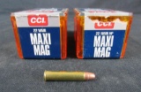 22 WMR Maxi Mag Ammo- 2 Full Boxes CCI (100 Rounds Total)