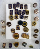 Large Grouping Vintage U.A.W. Service/ Membership Union Pins