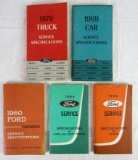 Lot of (5) 1960's-1970's Ford Service Manuals