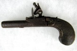Extremely Early Folding Trigger Flintlock Pocket Pistol