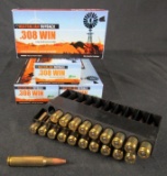 308 Win Ammo- 4 Boxes Australian Outback (80 Rounds Total)