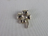 Beautiful Tiffany & Co. Sterling Silver 4 Leaf Clover Pendant/Charm (2g)
