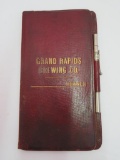 Antique Grand Rapids Brewing Co. Leather Note Portfolio (Pre-Prohibition era?)