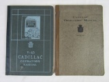 Lot of (2) 1920's Cadillac Motor Car Owners Manuals, Type 61, V-63