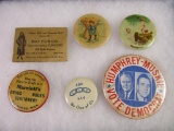 Lot of (6) Antique Victorian Advertising Pocket Mirrors