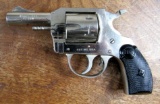 Excellent Model 733 H & R .32 S&W Nickel Plated 6 Shot Revolver