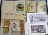 Case Lot of Antique 1800's Paper Ephemera