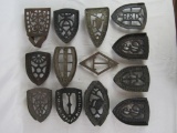 Lot of (14) Antique Cast Iron 6