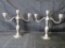 Beautiful 1940's Duchin Creations Sterling Silver Weighted Candlestick Holders