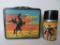 Vintage Zorro Metal Lunchbox with Thermos