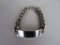 Men's Sterling Silver Bracelet, Total Wt. 52g