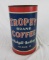 Antique Trophy Brand Coffee Metal General Store Tin 9.5
