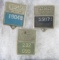 (3) Antique Ford Motor Co. Employee Badges- Cleveland Stamping, Buffalo Stamping Plants