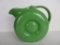 Beautiful Hall Green Donut Pitcher with Ice Lip