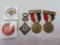 Case Lot of Antique County Fair and Livestock Medals, Pins, and Fobs