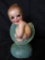 Antique 1936 MOME Chalkware Fairy Imp of Good Luck