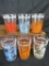 (6) 1953 Howdy Doody Character Welch's Juice Glasses