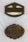 1916 Vermont & 1916 New York State Chauffeur License Badges