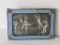 Antique Art Deco Mirror Frame with Dancing Nude Nymphs Photo