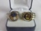(2) Antique Sterling Silver Men's Service Rings- UAW Local 599, and (Packard?)