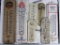 Grouping of Antique Metal Advertising Thermometers- Standard Oil, Pure Oil, Mid-States Wire++