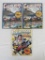 Lotof (3) Vintage California 500 Racing Programs with Patches
