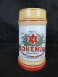 Antique Kuntzs Park Brewery Bohemian Beer German Porcelain Lithophane Mug