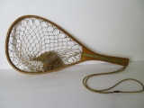 Vintage Ed Cummins (Flint, MI) Fishing Hand Net
