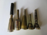 Lot of (5) Vintage French Horn/ Trumpet Mouthpieces