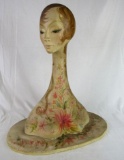 Art Deco Counter Top Store Diplay Bust