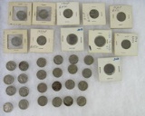 Estate Found Lot of (35) Buffalo and Liberty V Nickels