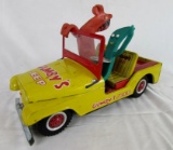 Vintage 1960's Lakeside Toys Gumby Tin Jeep w/ Figures