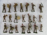 Lot (21) Antique Lead Soldiers- All Military Band Members